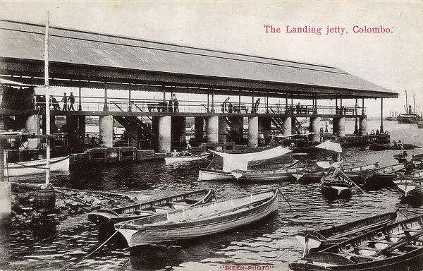 Landing Jetty, Colombo, Ceylon (Sri Lanka)