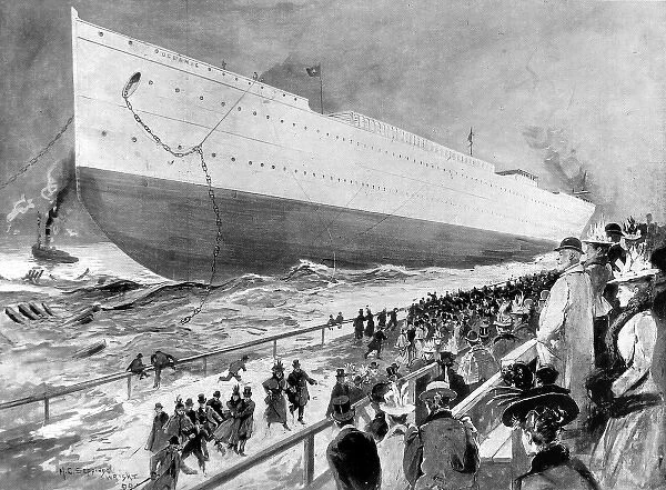 Launch of the Oceanic, January 1899