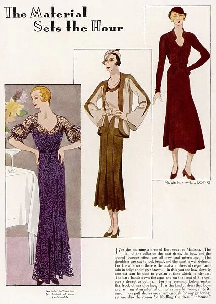 Lelong Fashions 1932