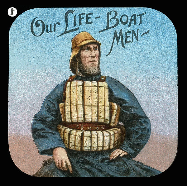 Lifeboat man in cork lifebelt