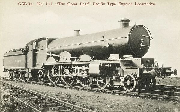 Loocmotive no 111 The Great Bear 4-6-2 express engine