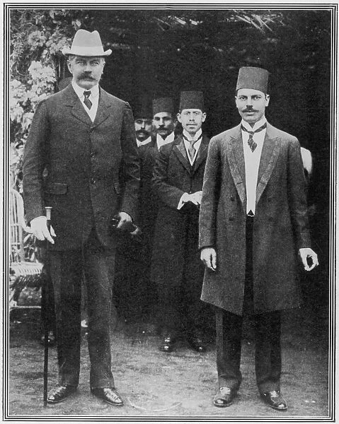 Lord Kitchener and the governor of the Suez Canal