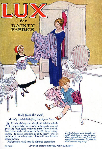 Lux advertisement, 1923