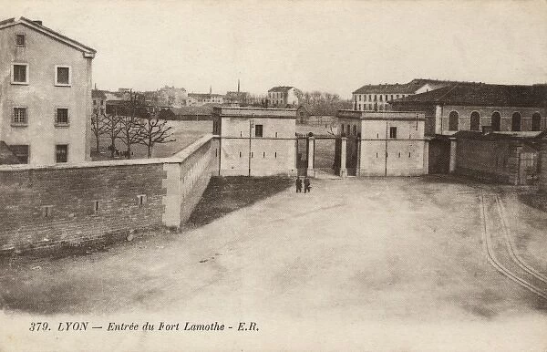 Lyon, France - Entrance to the Lamothe Fort