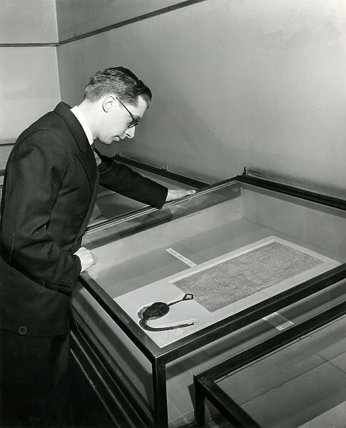 Magna Carta in a Museum