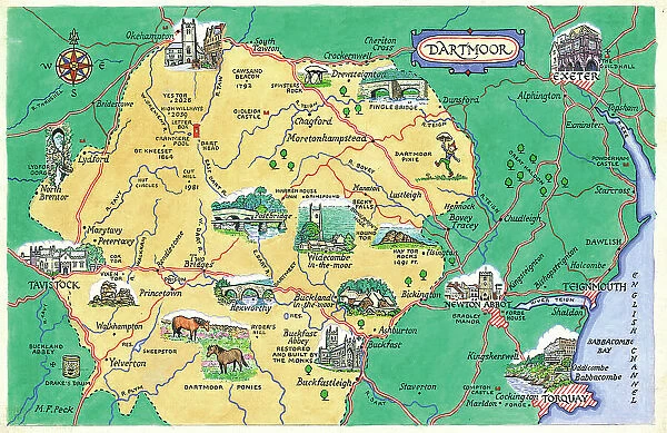 Map - Dartmoor