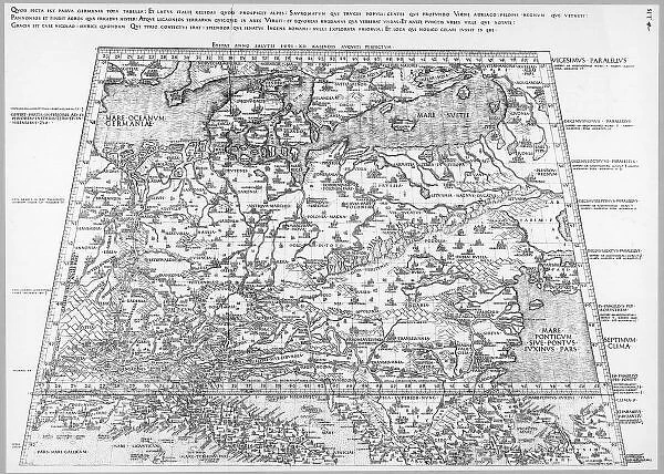 Map of Europe C15Th
