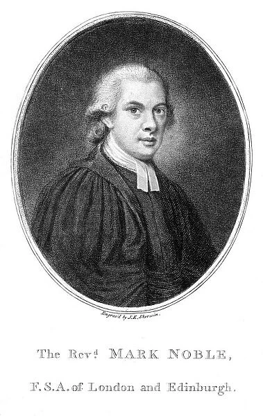 MARK NOBLE Churchman, rector of Barming, Kent, biographer and antiquary. Date: 1754 - 1827