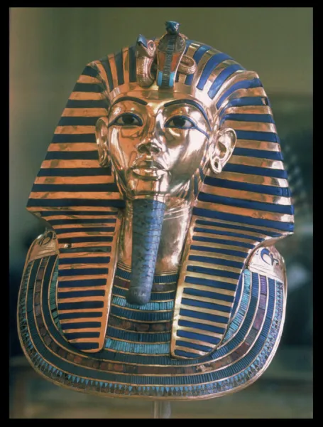 Mask of Tutankhamun. The famous mask of Pharoah TUTANKHAMUN