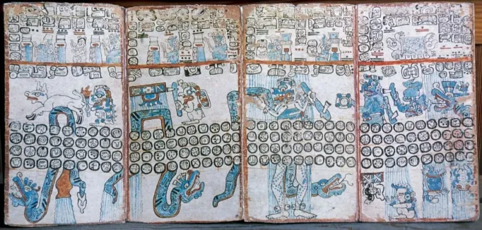 Framed Print : Madrid Codex (Codex Tro-Cortesianus) Print, Postclassic Period