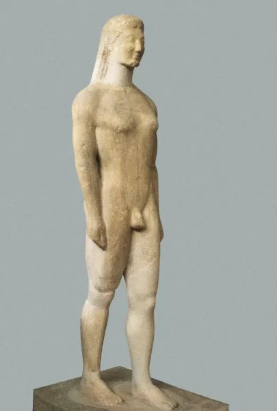 Melos Kouros Print: Archaic Greek Marble Art Prints