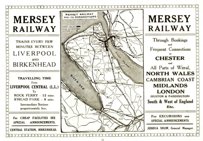 Framed Print : Liverpool and Birkenhead Mersey Railway Map Print 1930 Framed Print : Liverpool and Birkenhead Mersey Railway Map Print 1930