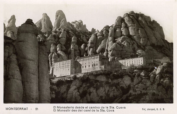 The monastery of Montserrat, Catalonia, Spain