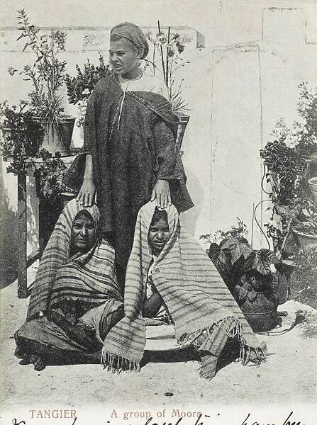 Morocco - A group of Moors - Tangiers