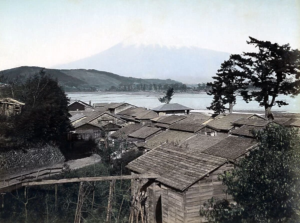 Mount Fuji from Iwabuchi, Japan, circa 1880s. Date: circa 1880s