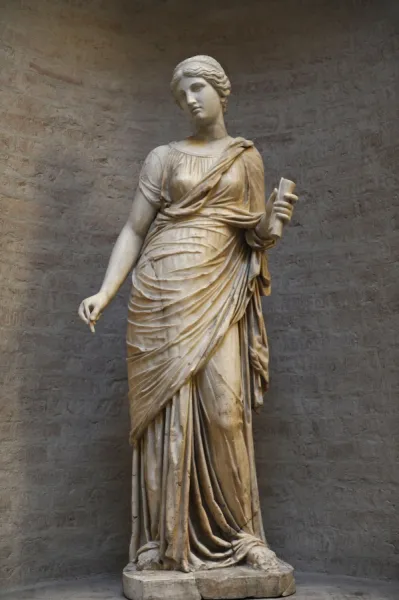 Muse. The Roman sculpture after an original of about 130 BC