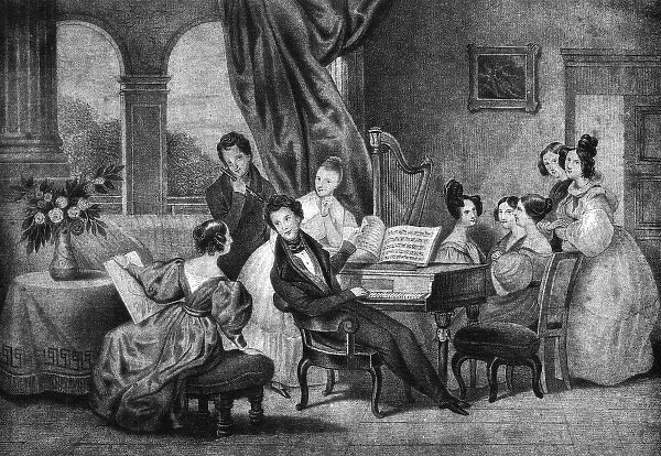 Music at home, 1820