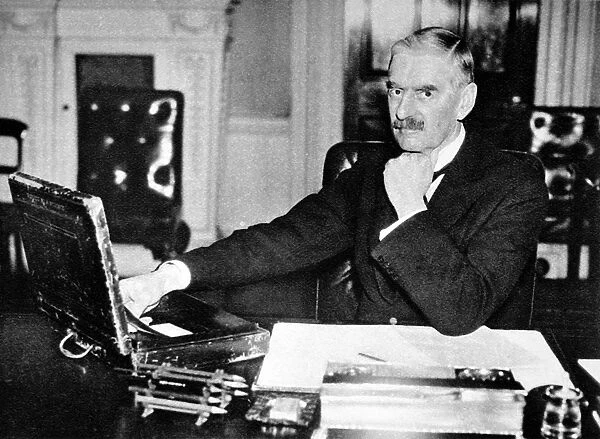 Neville Chamberlain MP as Chancellor of the Exchequer, 1937