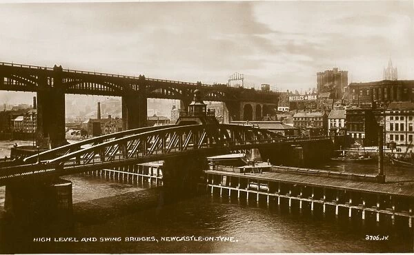 Newcastle - Swing Bridge and High Level Bridge