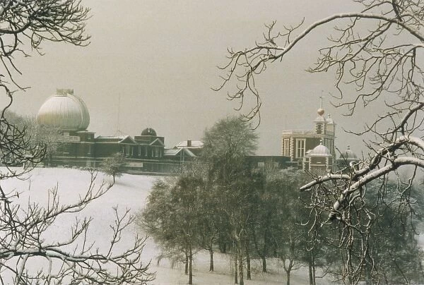 Observatory in Snow - 1