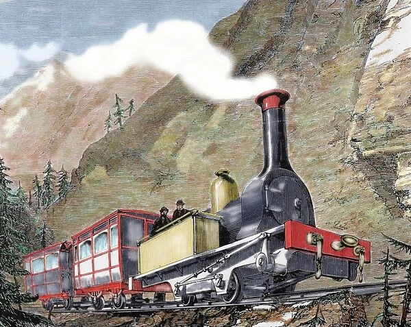 Old railway. United States