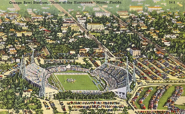 orange bowl stadium, miami, florida, usa (print #14232047
