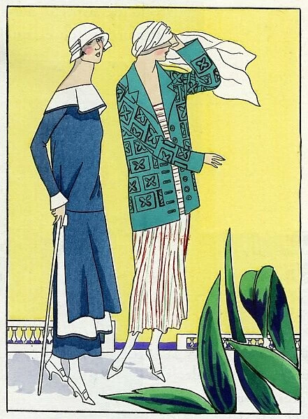 Two outfits by Philippe et Gaston and Jean Patou
