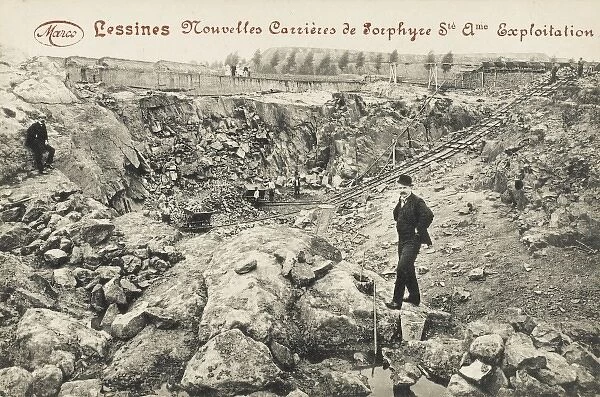 Porphyry Mine in Lessines, Belgium