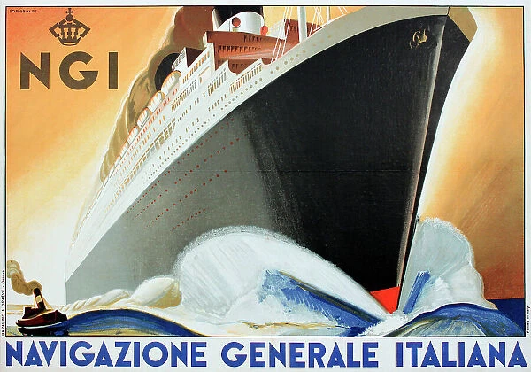 Poster, NGI, Navigazione Generale Italiana