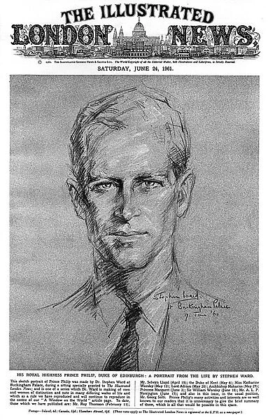 Prince Philip, Duke of Edinburgh, by Dr. Stephen Ward, 1961