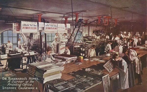 Printing Office at Barnardos Home, Stepney Causeway