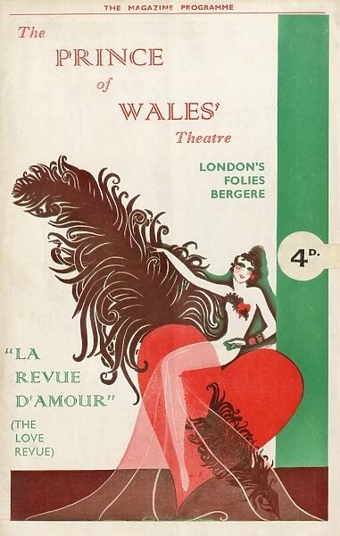 Programme cover for La Revue D Amour, 1934