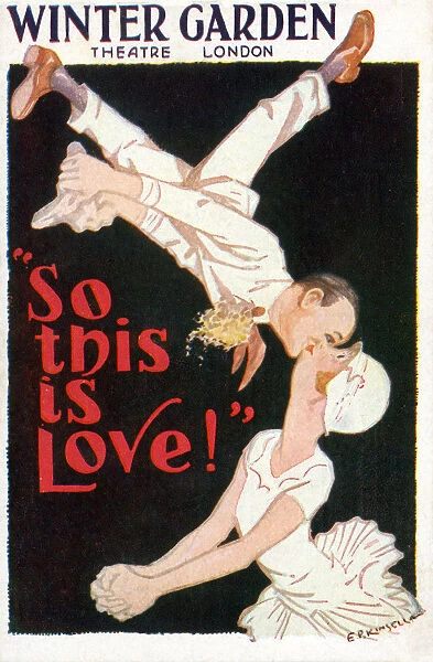 Promotional postcard for So This Is Love by Stanley Lupino and Arthur Rigbyae music Hal Brod