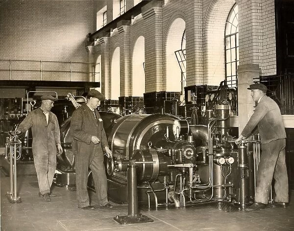 Pumping machinery installed at Surbiton, 1932