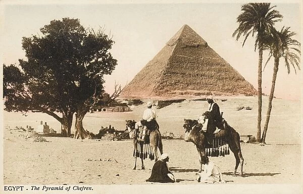 The Pyramid of Khafre, Cairo, Egypt