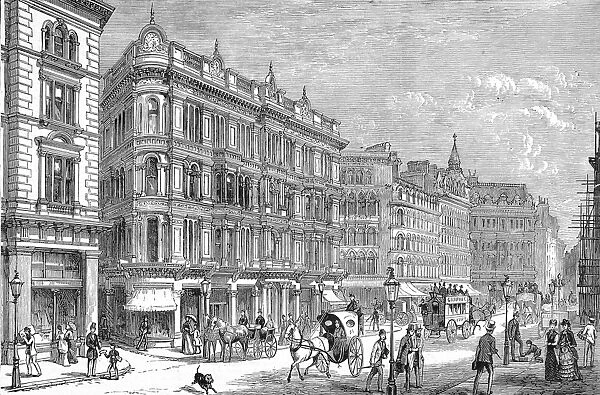 Queen Victoria Street, London, 1874