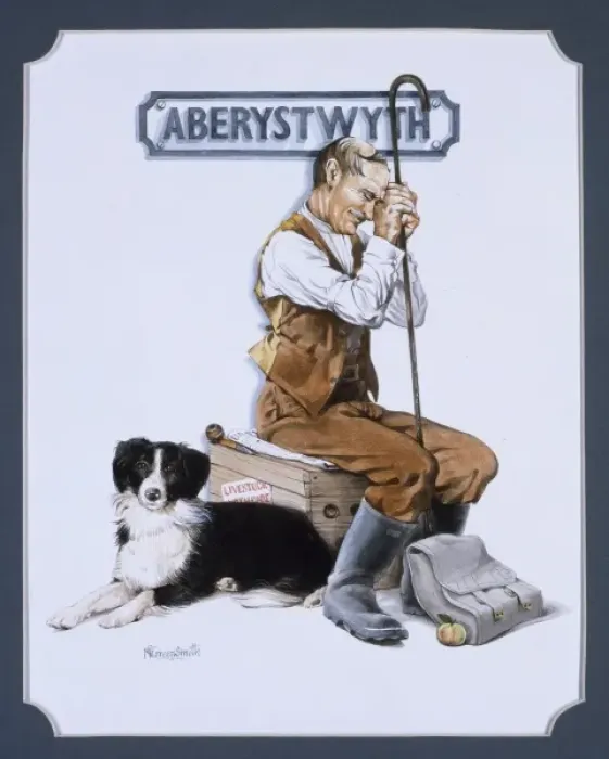 Framed Print : Railway Sleeper - Aberystwyth Station Print Framed Print : Railway Sleeper - Aberystwyth Station Print