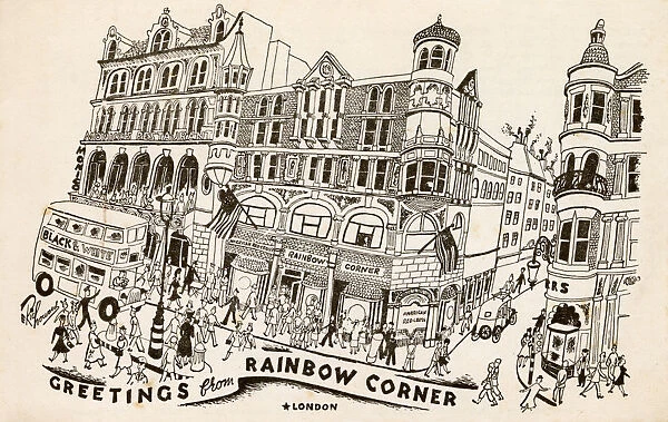 Rainbow Corner, London - American Red Cross