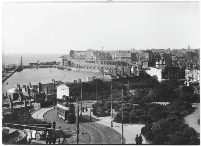 Framed Print : RAMSGATE - 1919 Kent Print Framed Print : RAMSGATE - 1919 Kent Print