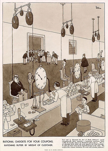Rational Gadgets For Your Coupons by William Heath Robinson