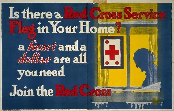 Is there a Red Cross service flag in your home? A heart and