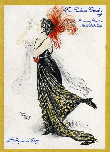 Regine Flory, French dancer, as Babette in Paris Frissons, a musical comedy by L E Berman