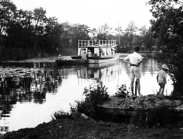 River Scene 1930S