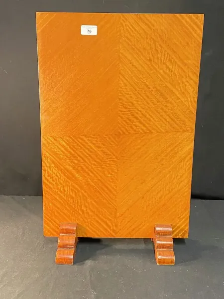 Jigsaw Puzzle of RMS Mauretania panel converted into fire screen