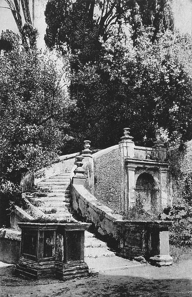 Rome - Tivoli - Staircase in the Villa d'Este