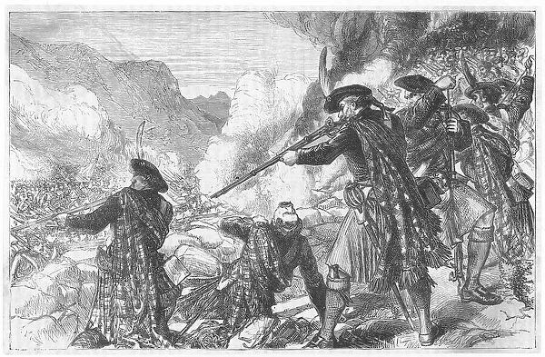 Royalists attack Jacobites at Glen Shiel, Scotland
