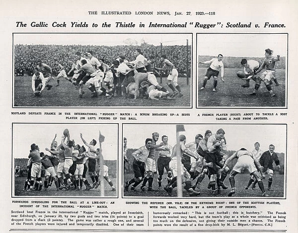 Rugby International - Scotland vs France