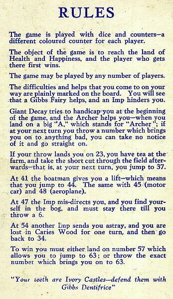 Rules for The Ivory Castle Board Game