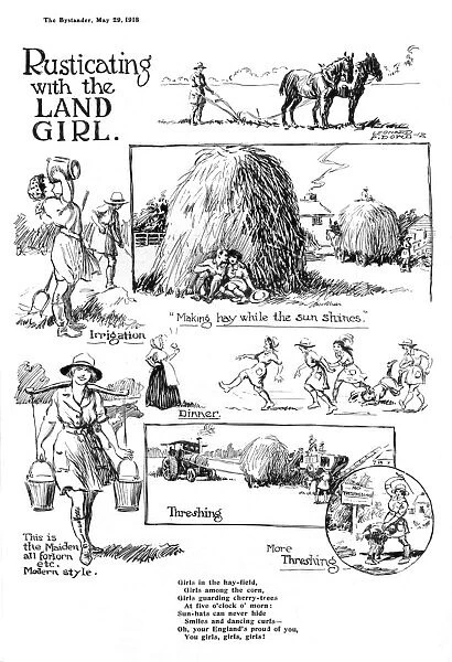 Rusticating with the Land Girl by Leonard P. Dowd