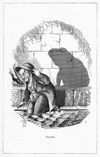 Shadow drawing. C. H. Bennett, Toady